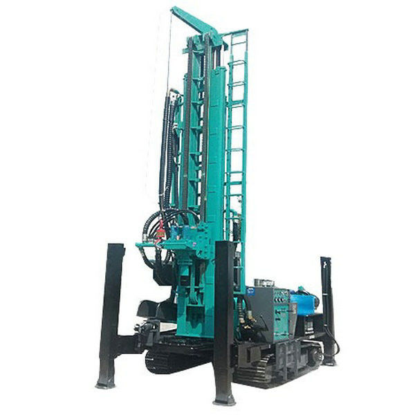 280m حفر البئر المائي الديزل الطاقة الهيدروليكية معتمدة CE / ISO للقرية / الري