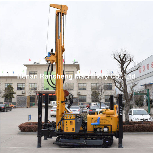 680m crawler drilling Hydraulic water well drilling rig multi functional drilling equipment with 154KW cummins engine