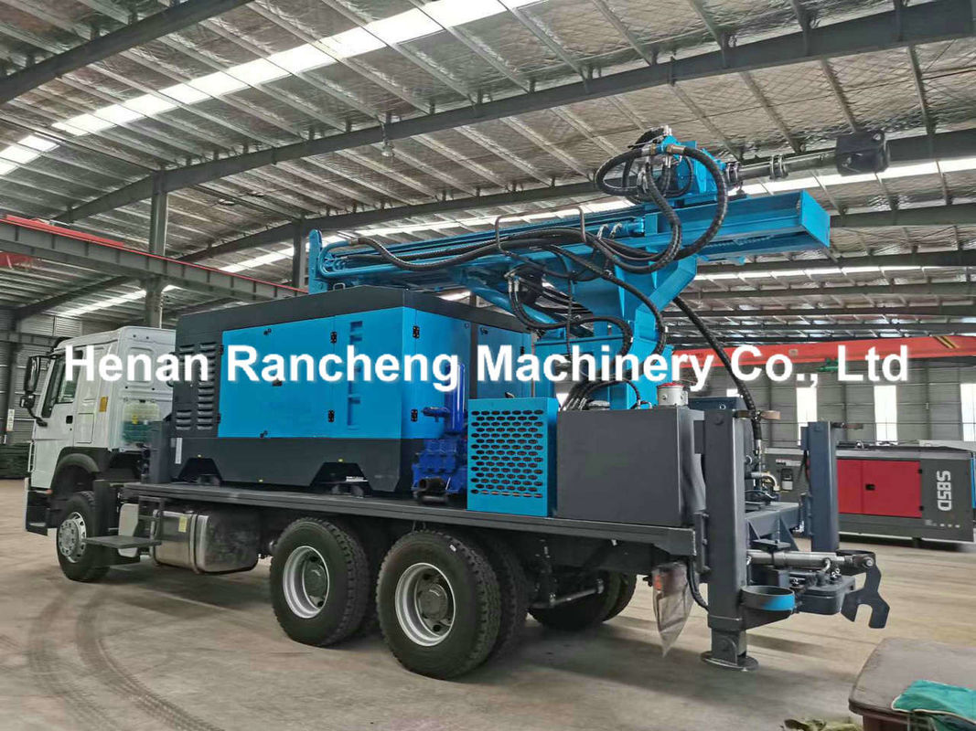 The RCF350T Truck-Mounted Water Well Drilling Rig Has A Drilling Depth Of 350 Meters