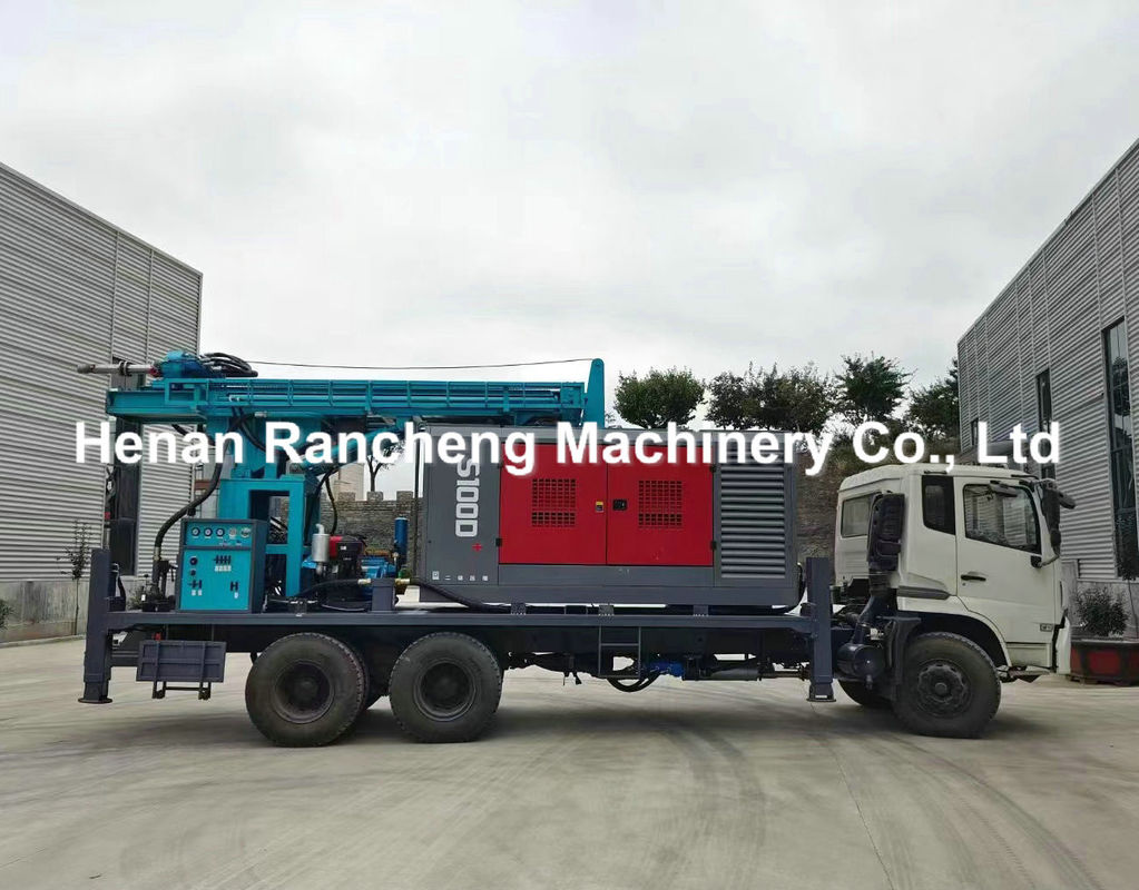The RCF350T Truck-Mounted Water Well Drilling Rig Has A Drilling Depth Of 350 Meters