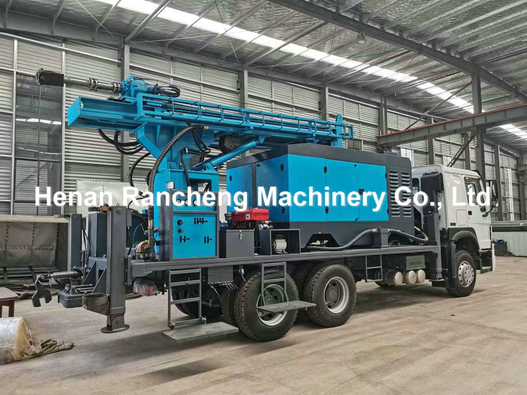 The RCF350T Truck-Mounted Water Well Drilling Rig Has A Drilling Depth Of 350 Meters