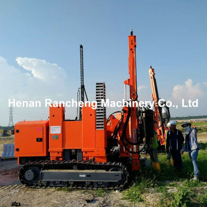 114HP آلة حفر الجهاز / محرك كومة الطاقة الكهروضوئية / آلة / معدات لتثبيت كومة شمسية