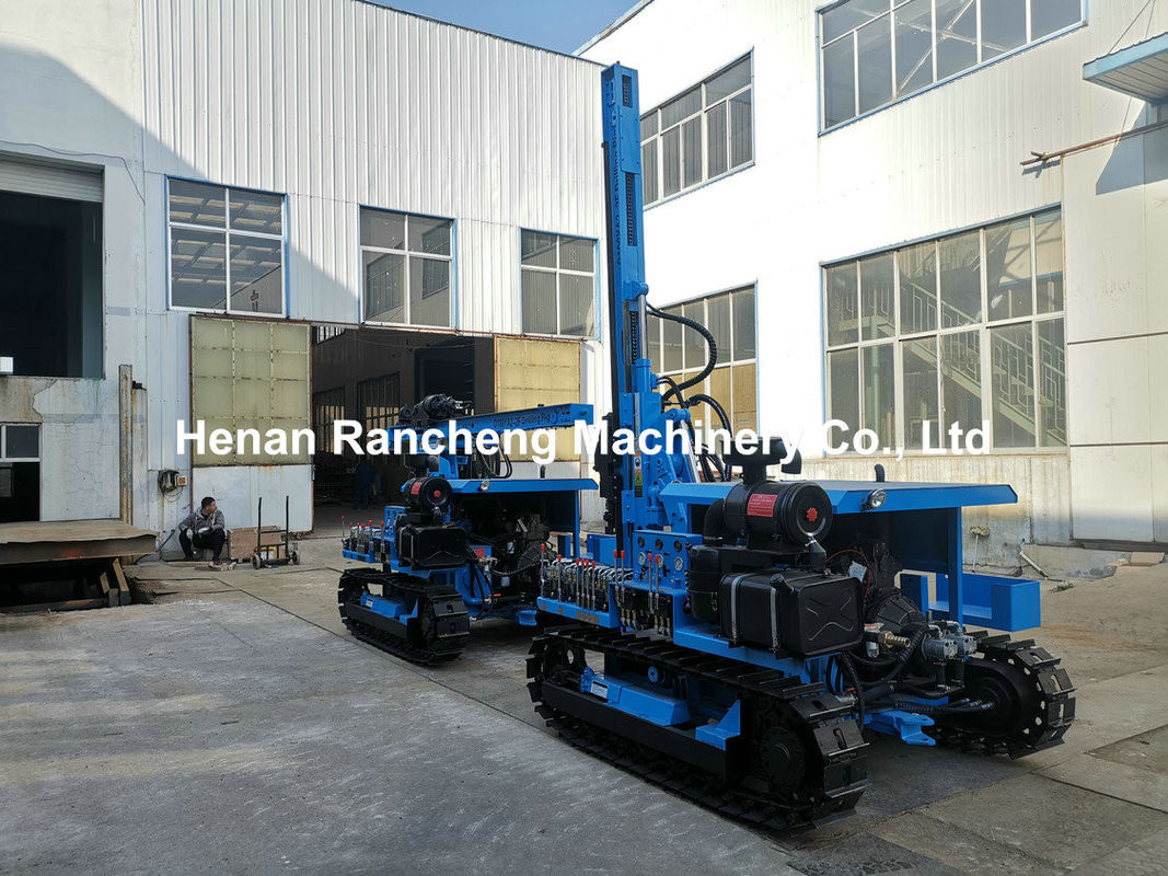 90mm - 140mm Dia DTH معدات الحفر 45kw محرك الديزل أسفل حفر حفر