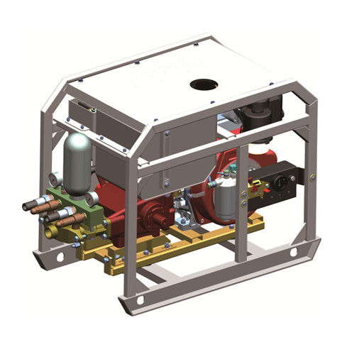 30m / 100m / 200m محطة حفر الأساس 23.5KW محطة حفر مياه صغيرة هيدروليكية