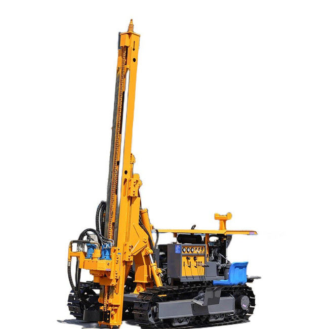 150m عمق الحفر 90 - 200mm الحفر ديا محرك كومة الطاقة الشمسية 75KW جهاز الحفر الزاحف