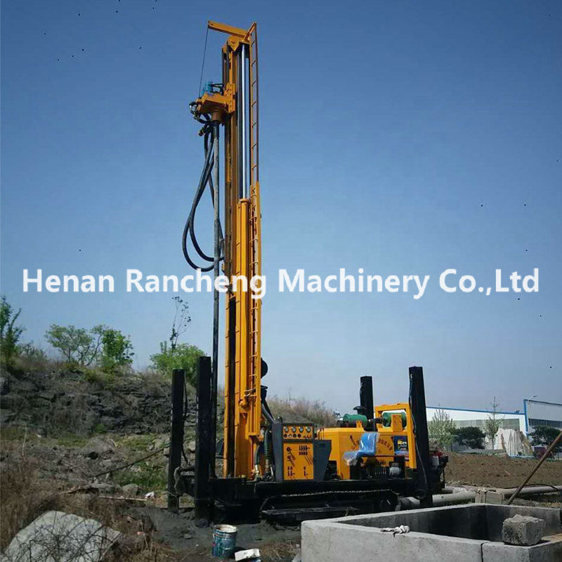 جهاز الحفر الجوفي المرتفع RCF350C 350m حفر الآبار المائية الهيدروليكية سهلة التشغيل حفر الآبار المائية