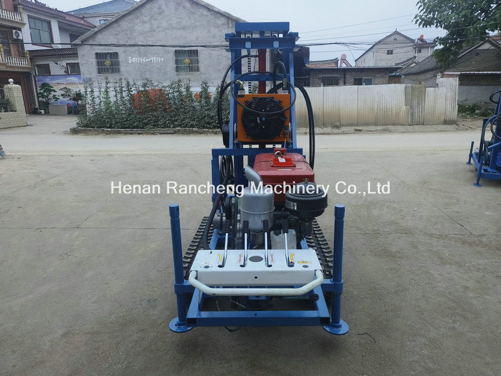 عالية الكفاءة خفيفة الوزن 160m صغيرة محمولة حفر البئر المياه مع محرك 35HP