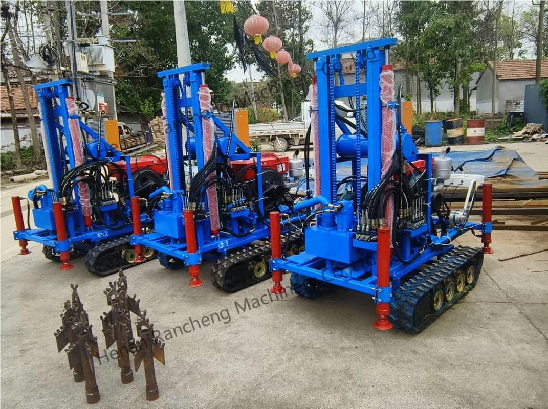 عالية الكفاءة خفيفة الوزن 160m صغيرة محمولة حفر البئر المياه مع محرك 35HP
