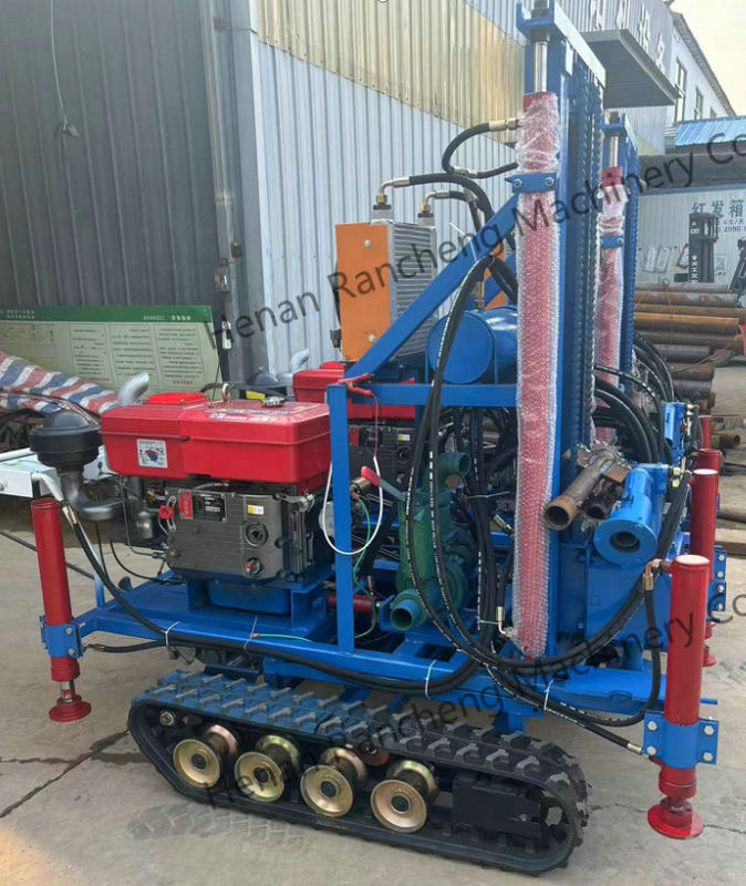 عمق عالية الأداء 160m حفرة ماء محمولة خفيفة الوزن مع محرك 35HP