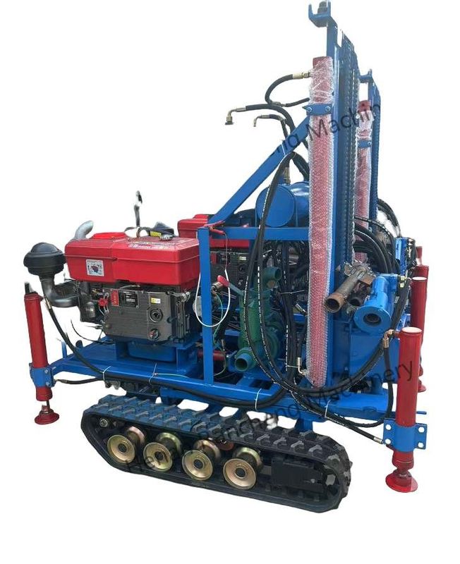 عالية الكفاءة خفيفة الوزن 160m صغيرة محمولة حفر البئر المياه مع محرك 35HP