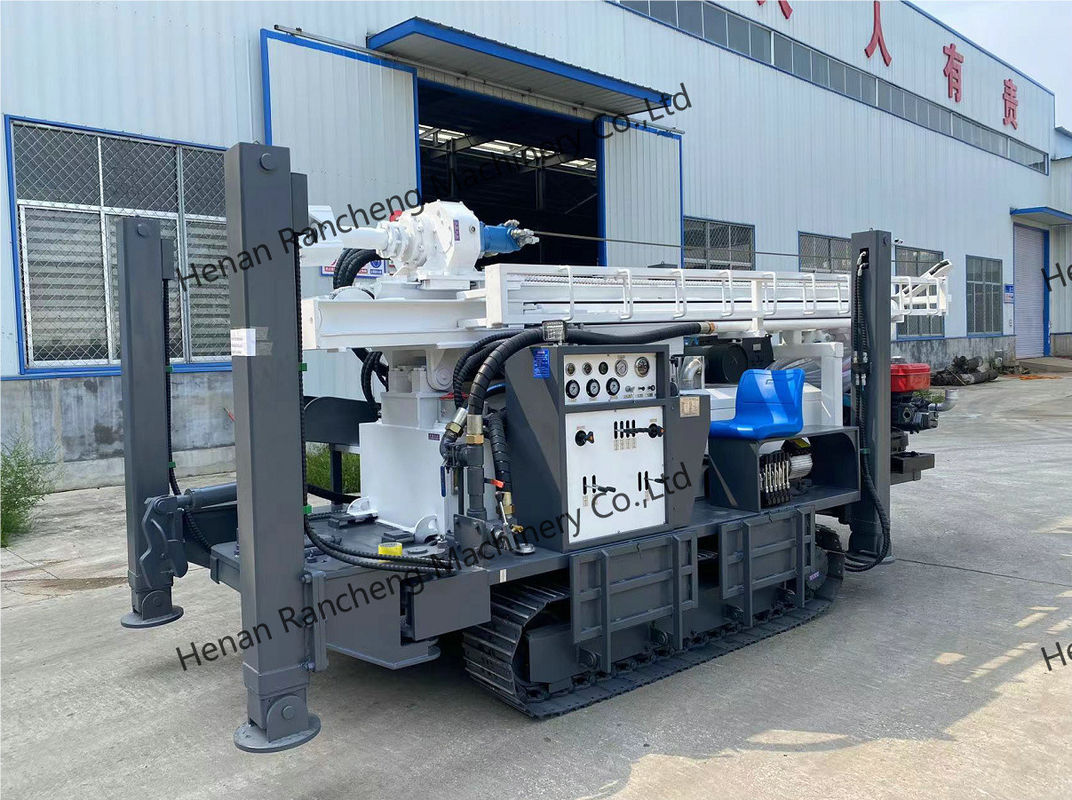 آلة حفر الآبار المائية بعمق 1000 متر 105mm - 800mm Dia 179KW