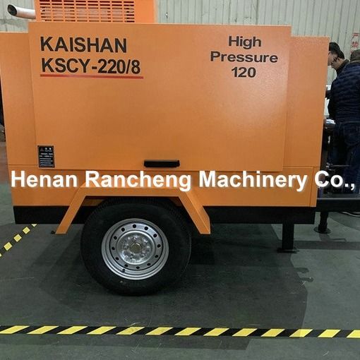 KSCY220/8 ضاغط الهواء 75HP محرك الديزل مضغوطات الهواء المحمولة