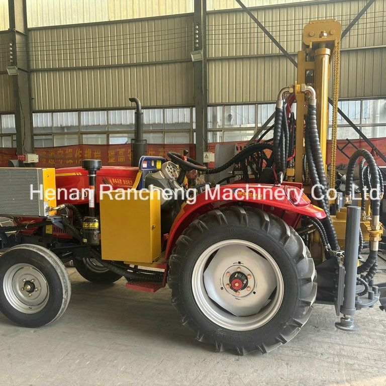 200/260m 254mm جرار مثبت على أربع عجلات قوة كبيرة حفر البئر المائي
