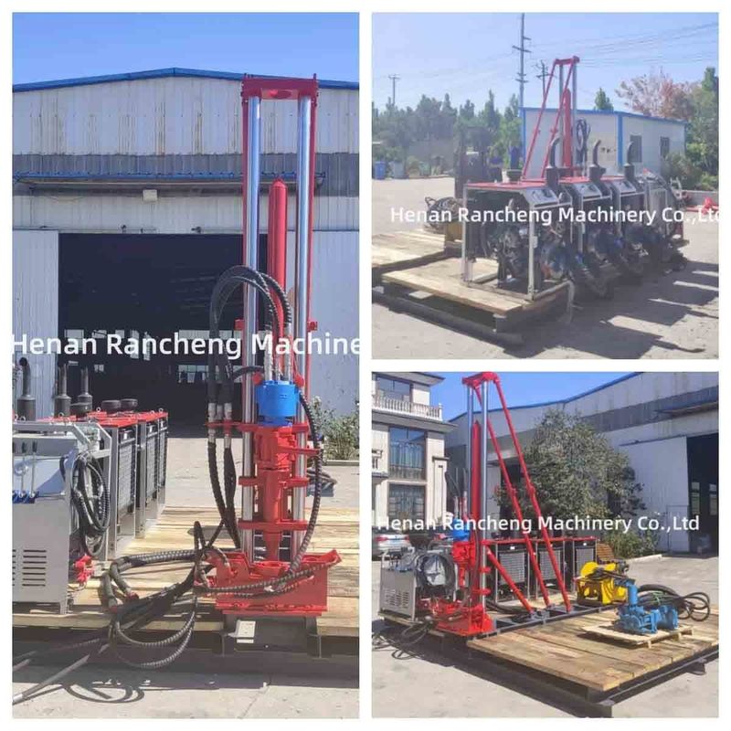 معدن الفحم استكشاف رفع حفر آلة RCK400P الهيدروليكية الكاملة المحمولة صغيرة المياه العميقة حفر النواة حفر الجهاز