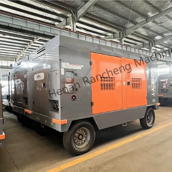 310SCYT 1178 Cfm ضاغط هواء محمول بمسمار أربع عجلات