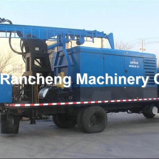 حفرة مائة متر في مياه عميقة مع 118 حصان كامينز للحفر 115-350 مليمتر