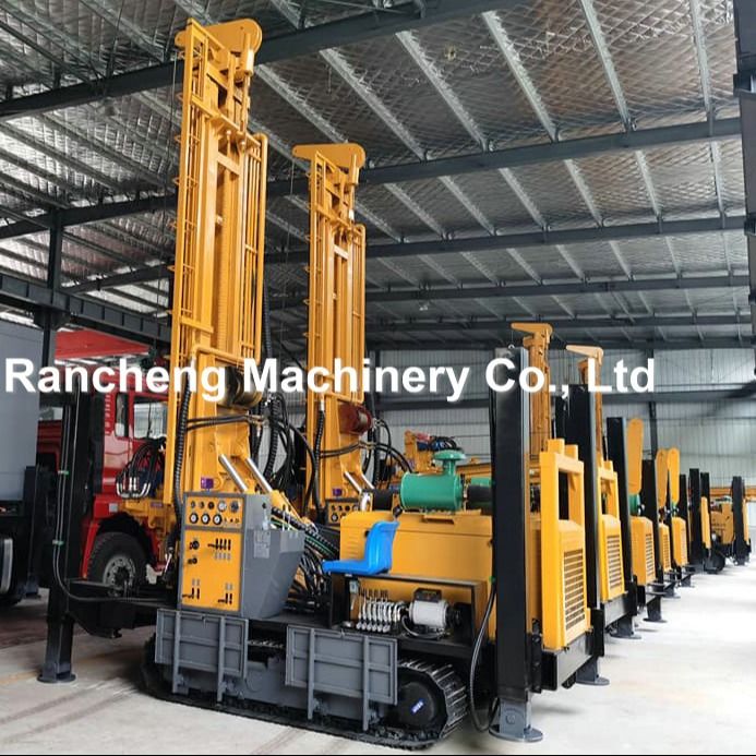 RCF800C أجهزة حفر متعددة الوظائف 800 متر عمق أجهزة حفر هيدروليكية مع محرك كامينز 154 كيلوواط