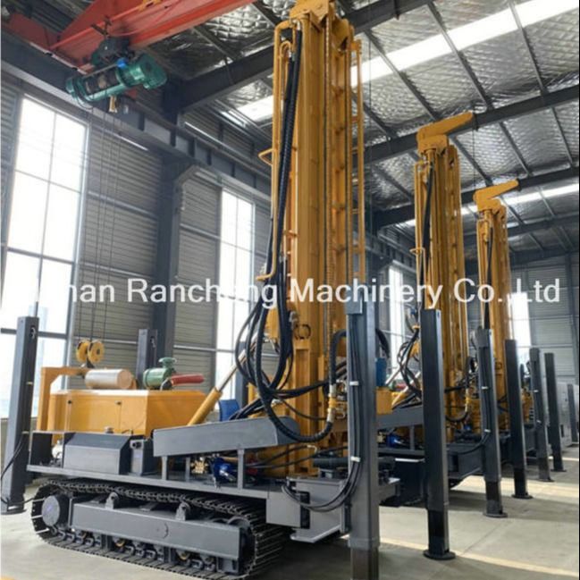 RCF500C الزحف المثبتة الهيدروليكية حفر البئر المائي جهاز حفر الهيدروليكية المحمولة 500m