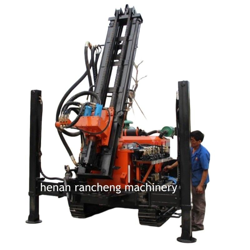 180 متر صخرة عميقة RCF180C الزحف المتحرك متعدد الوظائف البئر المائي حفر الجهاز في المخزون