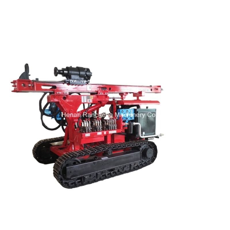 RC130Y سائق كومة الطاقة الشمسية هو آلة حفر حفر أسفل وقطر الحفر هو 400mm