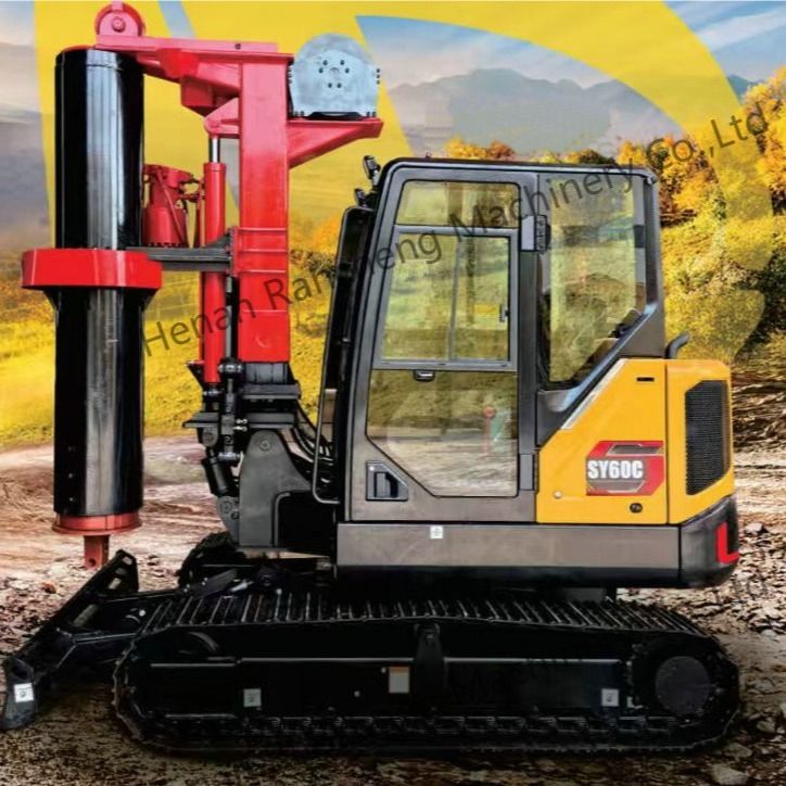 RCQ-10C هيدروليك ميني كومة الحفر 10m عمق مع 36KW Kubota المحرك ساني SY60C الحفرة هيكل
