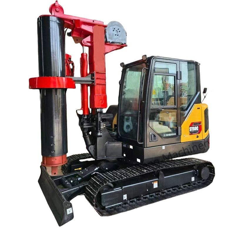 RCQ-10C الهيدروليكية القليلة كومة الحفر 10m عمق مع 10-45RPM R / Min سرعة الدوران