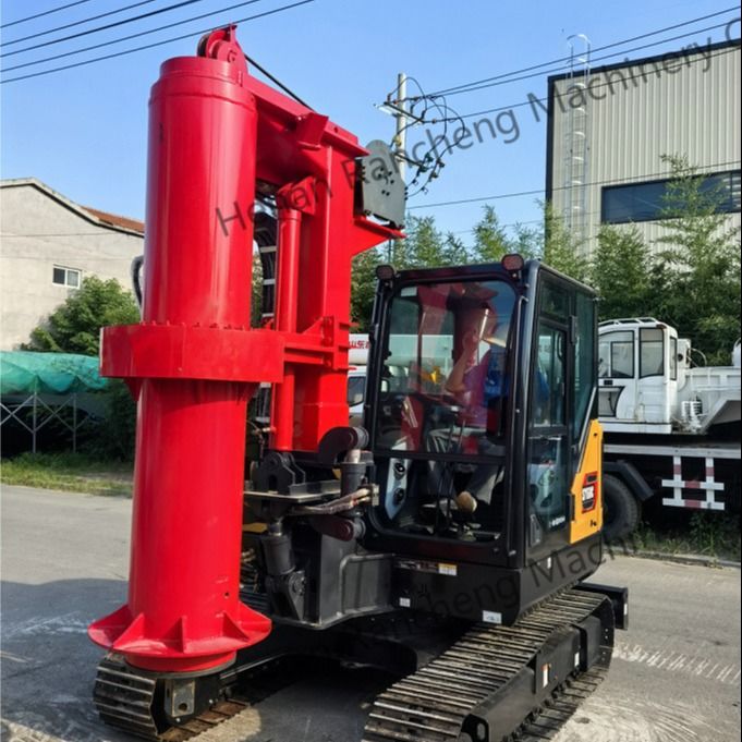 RCQ-10C الهيدروليكية القليلة كومة الحفر 10m عمق مع 10-45RPM R / Min سرعة الدوران