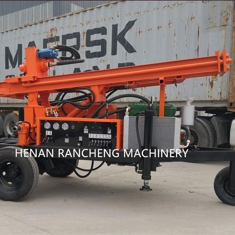 150 متر محمولة حفر حفر البئر المائي محرك الديزل 32HP