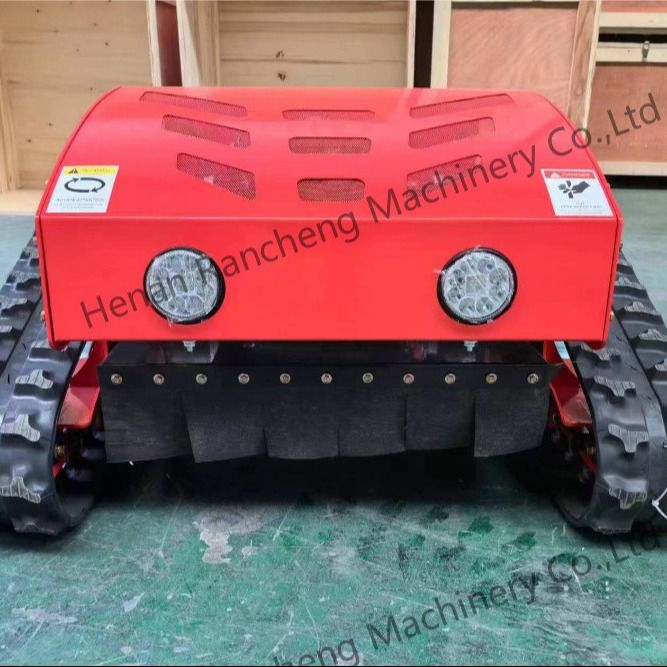 نوع الزحام أربع عجلات جهاز التحكم عن بعد الهجينة قص العشب 8HP محرك البنزين