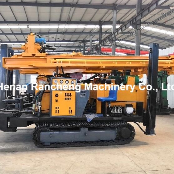 600 متر عميقة المياه البئر محرك الديزل حفر الجهاز RCF600C DTH التعدين الزحام الآلة المثبتة