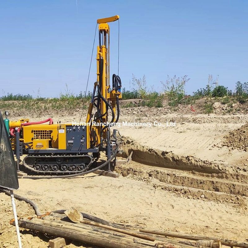 نوع الزحف الهيدروليكي حفر البئر المائي ل 3500-3800Nm القوة العزمية القصوى من الدوار