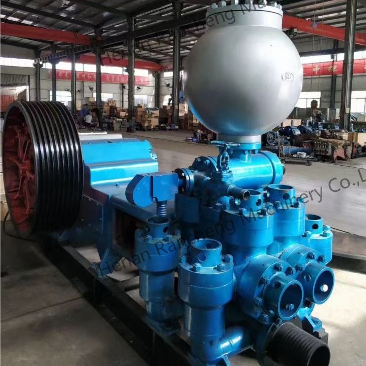 185 كيلوواط قوة 7MPa ضغط أقصى مضخة الطين الحفر ل 1000m مشروعات البئر المياه العميقة 7200kg