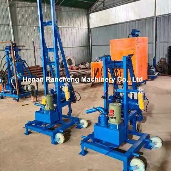عمق الحفر 100m الكهربائية المحمولة المياه حفر البئر الجهاز الرئيسي مع محرك 22HP