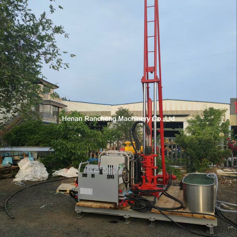 100-240RPM الدرجة القياسية للدراجة السرعة الدوارة محرك حفر النواة الصغيرة 96L / Min النظام الهيدروليكي التدفق القياسية