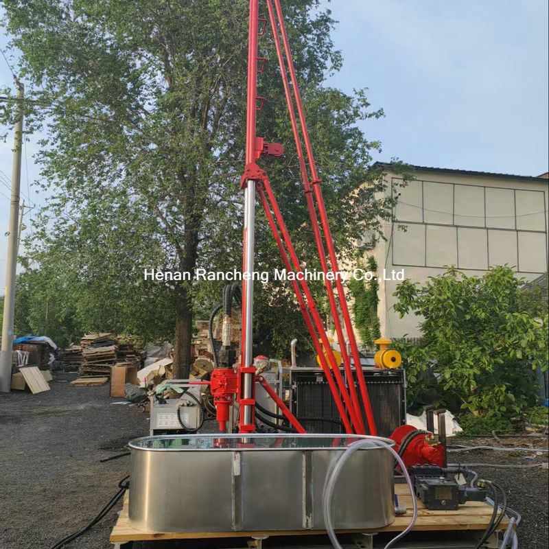 100-240RPM الدرجة القياسية للدراجة السرعة الدوارة محرك حفر النواة الصغيرة 96L / Min النظام الهيدروليكي التدفق القياسية