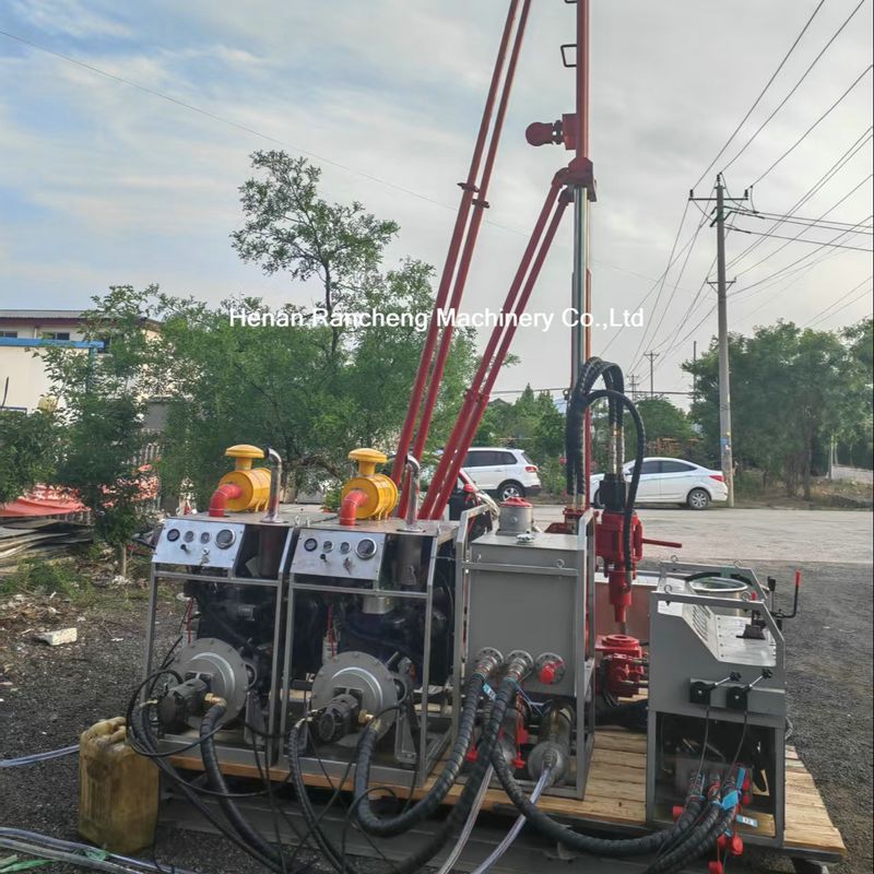 100-240RPM الدرجة القياسية للدراجة السرعة الدوارة محرك حفر النواة الصغيرة 96L / Min النظام الهيدروليكي التدفق القياسية