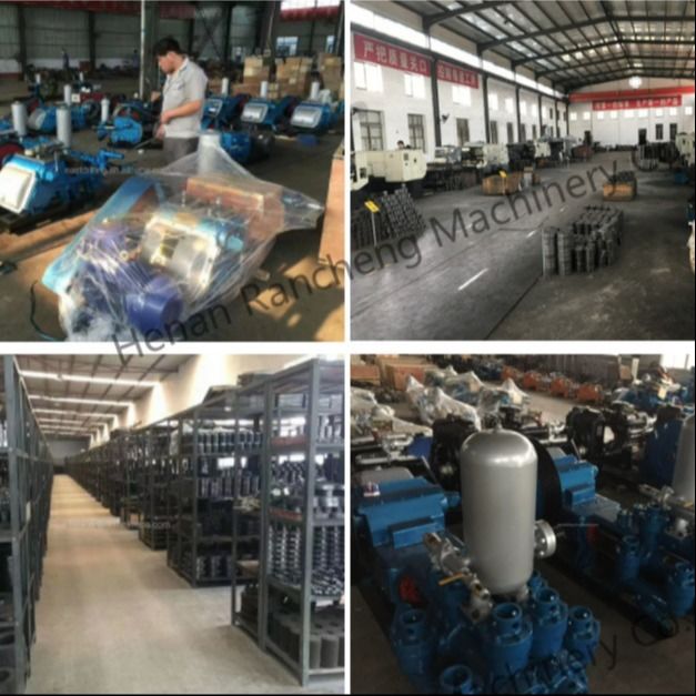 185 كيلوواط قوة 7MPa ضغط أقصى مضخة الطين الحفر ل 1000m مشروعات البئر المياه العميقة 7200kg
