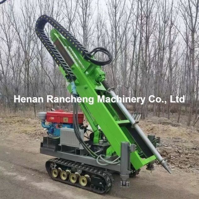RCKM-30s سائق كومة هيدروليكية صغيرة مجهزة بمحرك البنزين 28HP لتركيب كومة شمسية فعالة ودقيقة
