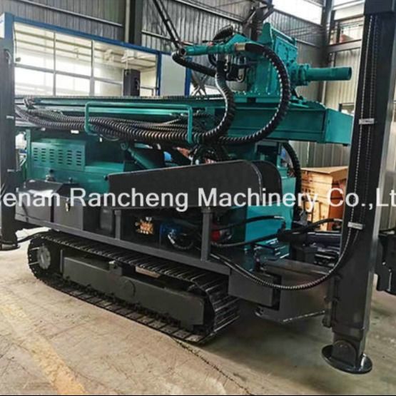 آلة حفر آبار المياه الزاحفة RCF450C، آلة حفر آبار المياه الزاحفة بعمق 450 متر للتعدين، موثوقة وفعالة