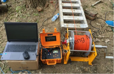 300 متر معدات جيوفيزيائية أداة تسجيل آبار المياه نظام قياس المقاومة الظاهرية