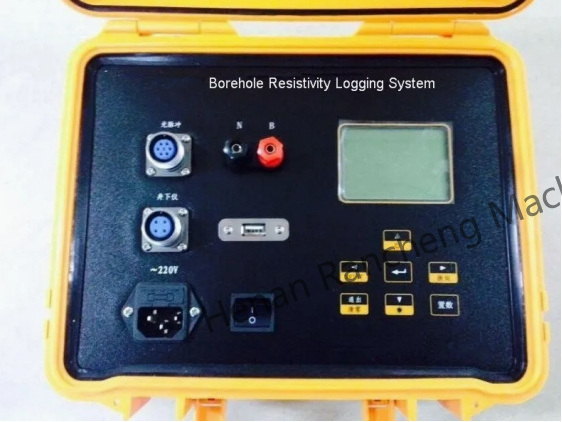 300 متر معدات جيوفيزيائية أداة تسجيل آبار المياه نظام قياس المقاومة الظاهرية