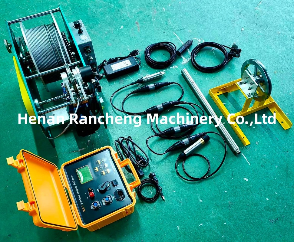 300 متر معدات جيوفيزيائية أداة تسجيل آبار المياه نظام قياس المقاومة الظاهرية