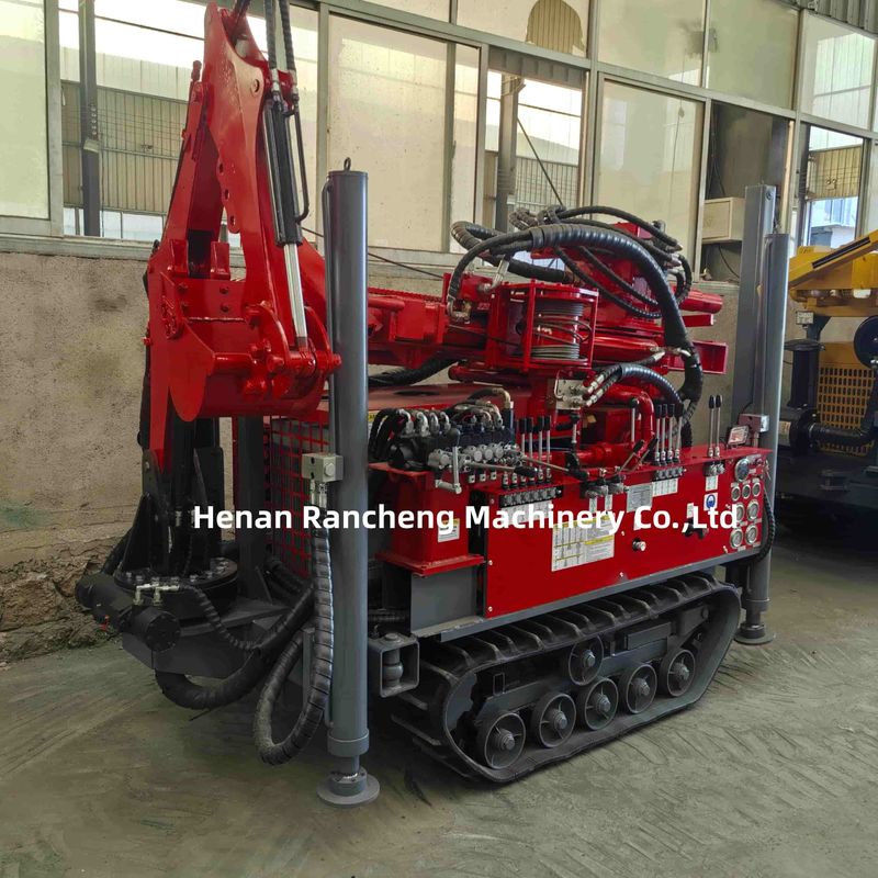 RCF180S آلة حفر الآبار المائية مع ذراع حفارة 0.8t لأنابيب 76mm/89mm
