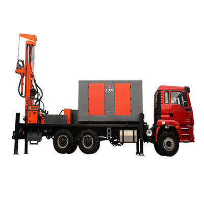 شاحنة حفر الآبار المائية على عمق 200 متر مركبة نقل 6x4 266HP محرك مركبة حمولة