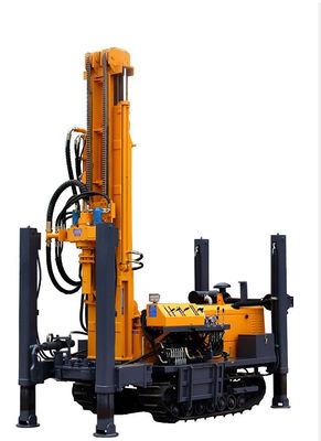 180m عمق الزحف نصب جهاز حفر 55KW 90mm - 300mm Dia