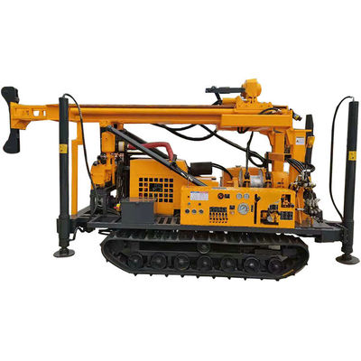 280m عمق 75 - 300mm آلة حفر الآبار المائية 42KW الطاقة المسجلة 3800kg