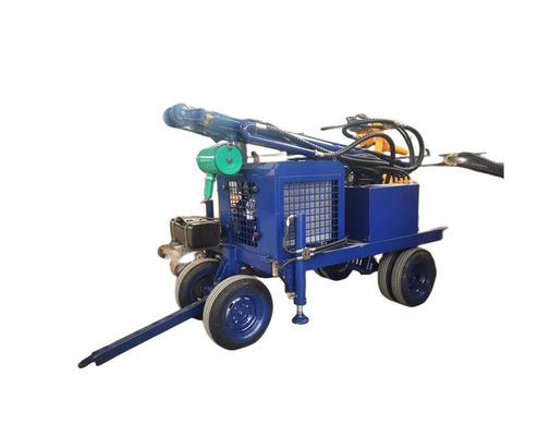 180 متر عمق حفر حفر آلة 55 كيلوواط المحرك 90mm - 300mm ضوء 5200kg