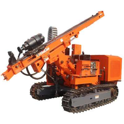 20 - 100m عمق الحفر الهيدروليكية الزحفية كومة سائق آلة 115HP محرك الديزل