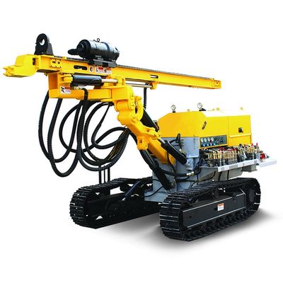 60-80m عمق الزحف الهيدروليكي DTH حفر الجهاز 90-165mm قطر كل من الدوران والطحن بالمطرقة