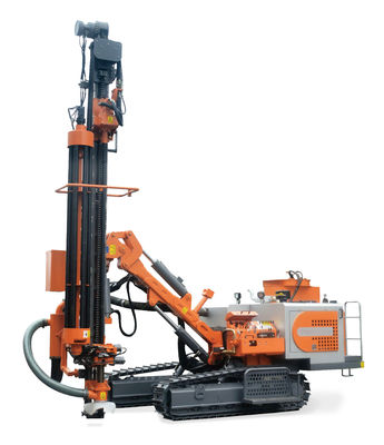 23m عمق الحفر المسار الهيدروليكي DTH حفر جهاز 125HP محرك الديزل